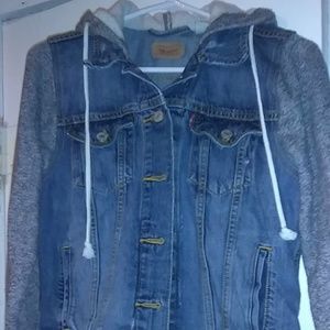 Levi Denim Jacket Hybrid with hood